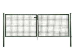 GAH ALBERTS Wellengitter-Doppeltor Für Maschendrahtzäune, Breite 3000 Mm