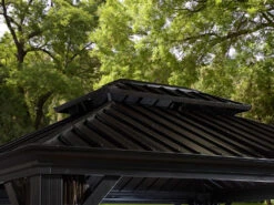 SOJAG Canada Pavillon »Messina«, Aus Aluminium, Stahldach Mit Lüftung, Inkl. Fliegengitter -Garten- Und Terrassengeschäft 06d5852714674cd13044d419aedbff64