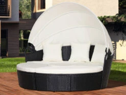Outsunny Polyrattan Sonneninsel Creme -Garten- Und Terrassengeschäft 0c679f9797fbcc1dc6854eed71f1068a