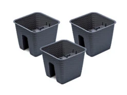 Prosperplast Geländertopf »Ratolla Railing«, Im Praktischen 3er Set, In Rattanoptik -Garten- Und Terrassengeschäft 130647e62cf90a3138acbfa53cc23dde