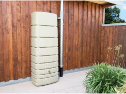 4rain Regentonne »SLIM«, 650 Liter Volumen, Inklusive Auslaufhahn Und Windsicherung -Garten- Und Terrassengeschäft 1a639ec50fb7f8bc0cca3164ca6d408d