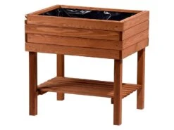 Dobar Hochbeet Mit Ablage Inkl. Pflanzfolie, Braun -Garten- Und Terrassengeschäft 1af2992fe5c9765849ed0b5b5736343b