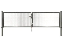 GAH ALBERTS Wellengitter-Doppeltor Für Maschendrahtzäune