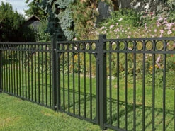 GAH ALBERTS Zaun-Grundset Circle, Zum Einbetonieren -Garten- Und Terrassengeschäft 38dfaf6ce9b99db463bff6a300cdfd04