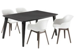 Keter Allibert Gartenmöbel Set »Akola-Lima«, Mit 4 Stühlen Und 1 Tisch, Witterungsbeständig -Garten- Und Terrassengeschäft 3af556ee64e670d4f331db754f9176a8