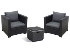 Keter Balkonset Provence/Ice Cube Anthrazit