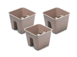 Prosperplast Geländertopf »Ratolla Railing«, Im Praktischen 3er Set, In Rattanoptik -Garten- Und Terrassengeschäft 48d0f7cdec60e4a529fba4feddabe59c