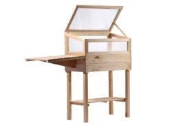 Dobar Frühbeet, Mit Ablagetisch Und Haken, Abnehmebarer Aufsatz Aus Plexiglas -Garten- Und Terrassengeschäft 61b5cb9281ea81133493412504c9c873