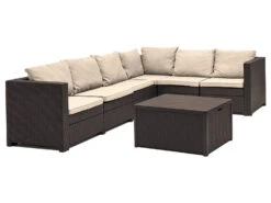 Keter Lounge Set Provence Premium Braun -Garten- Und Terrassengeschäft 656ae4549441f76f9b370dc0b503e10d