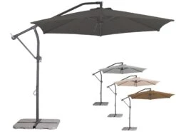 Schneider® Schneider Ampelschirm »Palmera«, 6-teilig, 300 Cm Durchmesser, UV-Schutz 80+, Schutzhülle