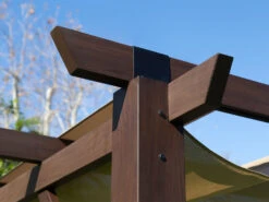 Paragon Outdoor USA Pavillon »Modena«, Pergola In Edler Holzoptik, Mit Sonnenschutzsegel -Garten- Und Terrassengeschäft 70fded25933a5eade1c015fa61bfa60e