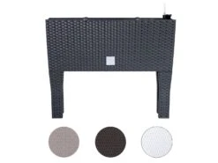 Prosperplast Blumenkasten »Rato Case High», Mit Bewässerungseinsatz, In Rattanoptik