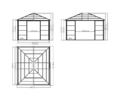 SOJAG Canada Pavillon »Castel«, Aus Aluminium, Inkl. Sonnensegel U. Insektenschutz, Bronze -Garten- Und Terrassengeschäft 84c689d45dd37e6e30346597c115a1b3