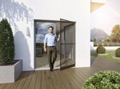 Wip Insektenschutz-Tür Mit Mittelsprossenprofil, Komplettbausatz B 120 X H 240 Cm -Garten- Und Terrassengeschäft 888a7e3fd9fbd04d86a91d267fa8021c