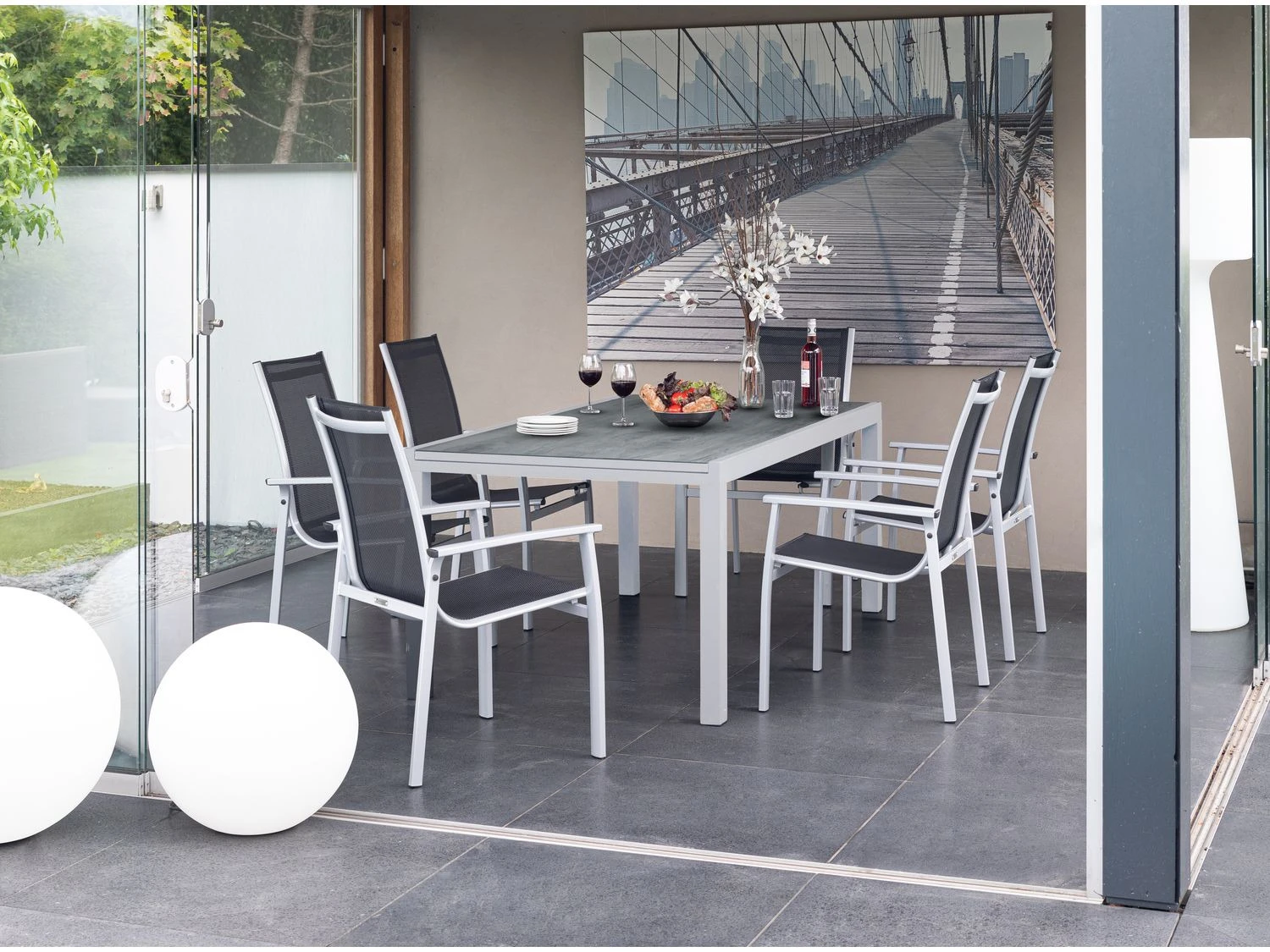 Greemotion Dining Set Monza 7-teilig 3 Greemotion Dining Set Monza 7-teilig – Bild 3