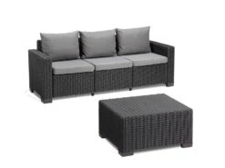 Keter Lounge Set California Anthrazit -Garten- Und Terrassengeschäft 951187d731c189c6b2c6381b5fc5c507