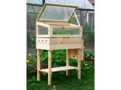 Dobar Frühbeet, Mit Ablagetisch Und Haken, Abnehmebarer Aufsatz Aus Plexiglas -Garten- Und Terrassengeschäft 9997acdfffbc27f41102695444411bb6