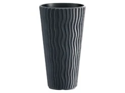 Prosperplast Blumentopf »Sandy Slim«, Herausnehmbarer Einsatz, Mit Vertikaler Wellenoptik -Garten- Und Terrassengeschäft 9b597f12041007dcc283e4c2f4af622b