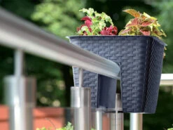Prosperplast Geländertopf »Ratolla Railing«, Im Praktischen 3er Set, In Rattanoptik -Garten- Und Terrassengeschäft b1c3c9856ed11d412999dfac4f99eb1b