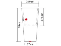 Scheurich Pflanzgefäß »Coneo High« -Garten- Und Terrassengeschäft b29c2fa6142fd17fe57f6c36e7e86500