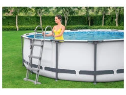 Bestway Pool »Steel ProMAX™«, Stahlrahmenpool-Set, Filterpumpe, Sicherheitsleiter 366x100 Cm -Garten- Und Terrassengeschäft b8d4c7b8ce546ba12d3217667e8c0d4c