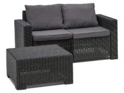 Keter Lounge Set California Anthrazit -Garten- Und Terrassengeschäft c117fb1c074dc77f0eaf31ac63dfaef0