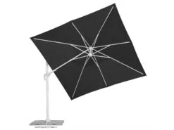 Schneider® Schneider Ampelschirm »RHODOS TWIST BIANCO«, 300 X 300 Cm, Mit Plattenständer, Imprägniert -Garten- Und Terrassengeschäft c2325d956df821e105285cf7a29a8633