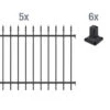 GAH ALBERTS Zaun-Grundset Chaussee, Zum Aufschrauben