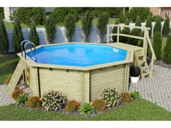 Karibu Holzpool »Classic«, Wahlweise Mit Sonnenterrasse -Garten- Und Terrassengeschäft c617f64926a649be74c4dc10135a3116
