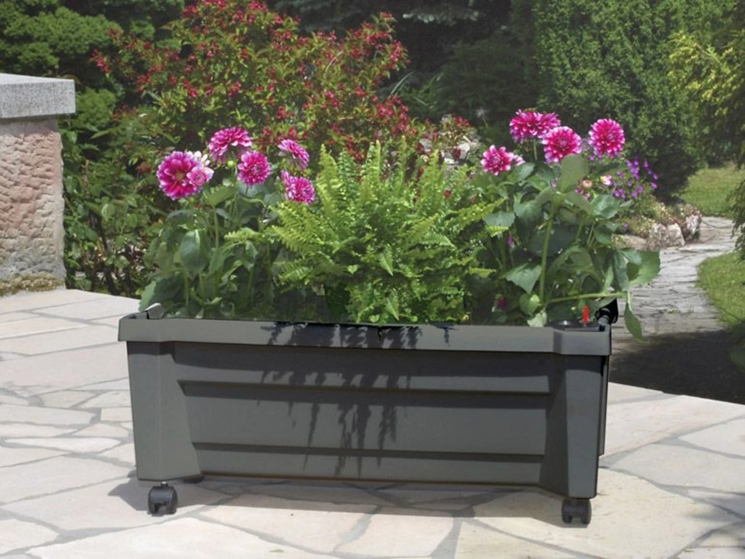 KHW Calypso Pflanzkasten Mit Bewässerungssystem, B 79 X T 35 X H 33 Cm 3 KHW Calypso Pflanzkasten Mit Bewässerungssystem, B 79 X T 35 X H 33 Cm – Bild 3