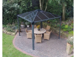 PALRAM – CANOPIA Gartenpavillon »Palermo«, Pulverbeschichtetes Aluminium -Garten- Und Terrassengeschäft d4465287396244dccbfe3799037fa730