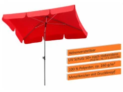 Schneider® Schneider Sonnenschirm »Locarno«, Rechteckig, 50+ UV-Schutz, 2-teiliger Stock, Mit Knicker -Garten- Und Terrassengeschäft df13178682cc8e9d7e82b7fe7e80a4ff