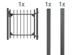 GAH ALBERTS Einzeltor-Set Chaussee, Zum Einbetonieren -Garten- Und Terrassengeschäft ef01cf862dbf57405fa4fa75e2933baf