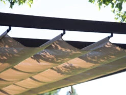 Paragon Outdoor USA Pavillon »Modena«, Pergola In Edler Holzoptik, Mit Sonnenschutzsegel -Garten- Und Terrassengeschäft fa7e6fcb4c7d0917a92da88cd025769d