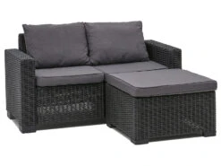 Keter Lounge Set California Anthrazit -Garten- Und Terrassengeschäft fc6e925ff88563ea885554b452eee7bb