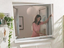 LIVARNO Home Insektenschutz Für Fenster 100 X 120 Cm, Weiß, 3er Set