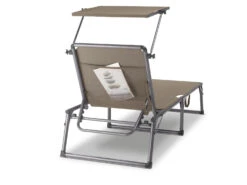 LIVARNO Home Alu-Dreibeinliege »Houston«, Mit Sonnendach, Taupe -Garten- Und Terrassengeschäft gcp05d62aaffb3041658754a8125ae0d358