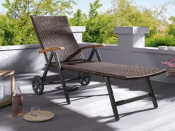 LIVARNO Home Rollliege »Valencia«, 6-fach Verstellbar, Braun -Garten- Und Terrassengeschäft gcp0dc8381552004ee7917a82718cbac5f3