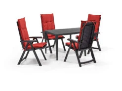 SHAF Diningset »Milano«, Mit Verstellbarer Rückenlehne -Garten- Und Terrassengeschäft gcp142a9274e4464e75854359e57383187e