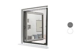 LIVARNO Home Fenster-Insektenschutz, 120 X 140 Cm, Teleskopierbar