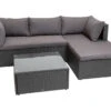 LIVARNO Home Loungeecke Mit Tisch, Grau