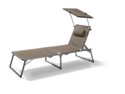 LIVARNO Home Alu-Dreibeinliege »Houston«, Mit Sonnendach, Taupe -Garten- Und Terrassengeschäft gcp25ae4df4eff14fe0bc90c0dfb13e4187