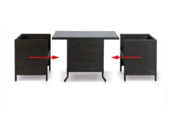 LIVARNO Home Balkon-Set, Aus Geflecht, 3-teilig, Braun -Garten- Und Terrassengeschäft gcp2bb04c63be7841709f28f506e9709b1a