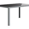 LIVARNO Home Alu-Gartentisch »Houston«, Mit Wendetischplatte, Silber