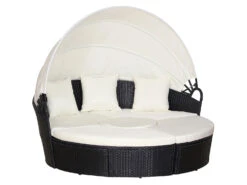 Outsunny Sonneninsel Mit Sonnendach, Creme/schwarz