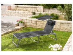 LIVARNO Home Alu-Dreibeinliege »Houston«, Mit Sonnendach, Schwarz -Garten- Und Terrassengeschäft gcp38891cd68c3b487d8435f67ef2ac50bb