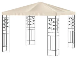 LIVARNO Home Pavillon, 3 X 3 M, Mit Stahlgestell, Beige