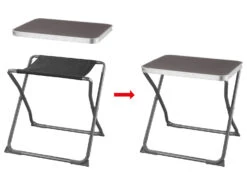 LIVARNO Home Hocker/Tisch, 2-in-1, Klappbar -Garten- Und Terrassengeschäft gcp3b70f0ed1c3840d2ae1438c5cf2a8fb5