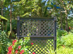 KHW Pflanzkasten Mit Spalier Zentral, L 100 Cm, 110 Liter, Kunststoff -Garten- Und Terrassengeschäft gcp3ef2d4b54ce646848ad53053af52b22d