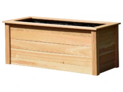 Dobar Hochbeet Pflanzkasten, Größe L, Aus Holz, Mit Pflanzvlies